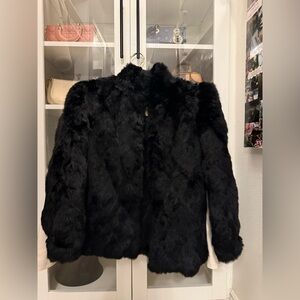 Chic Black Satin Jacket